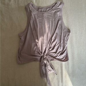 lululemon athletica Mauve Tie-Front Tank Top